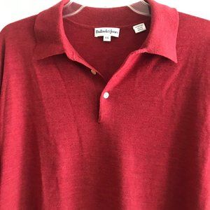 Bullock & Jones Men's Maroon Sweater XXL